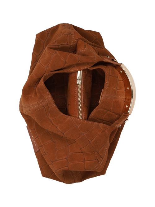 ellisse croco suede MY BEST BAG FIRENZE | F2-MYB-3032L-S02COGNAC